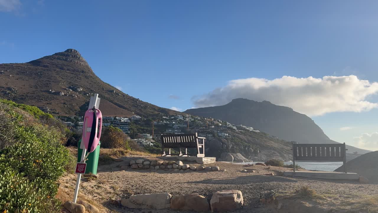Näkymäpaikka Llandudnon rannalla Kapkaupungin lähellä, Etelä-Afrikassa