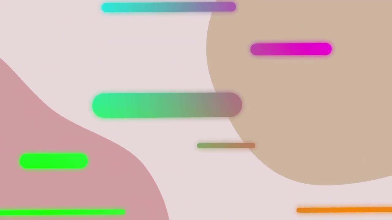 animación de formas coloridas que se mueven sobre un fondo gris