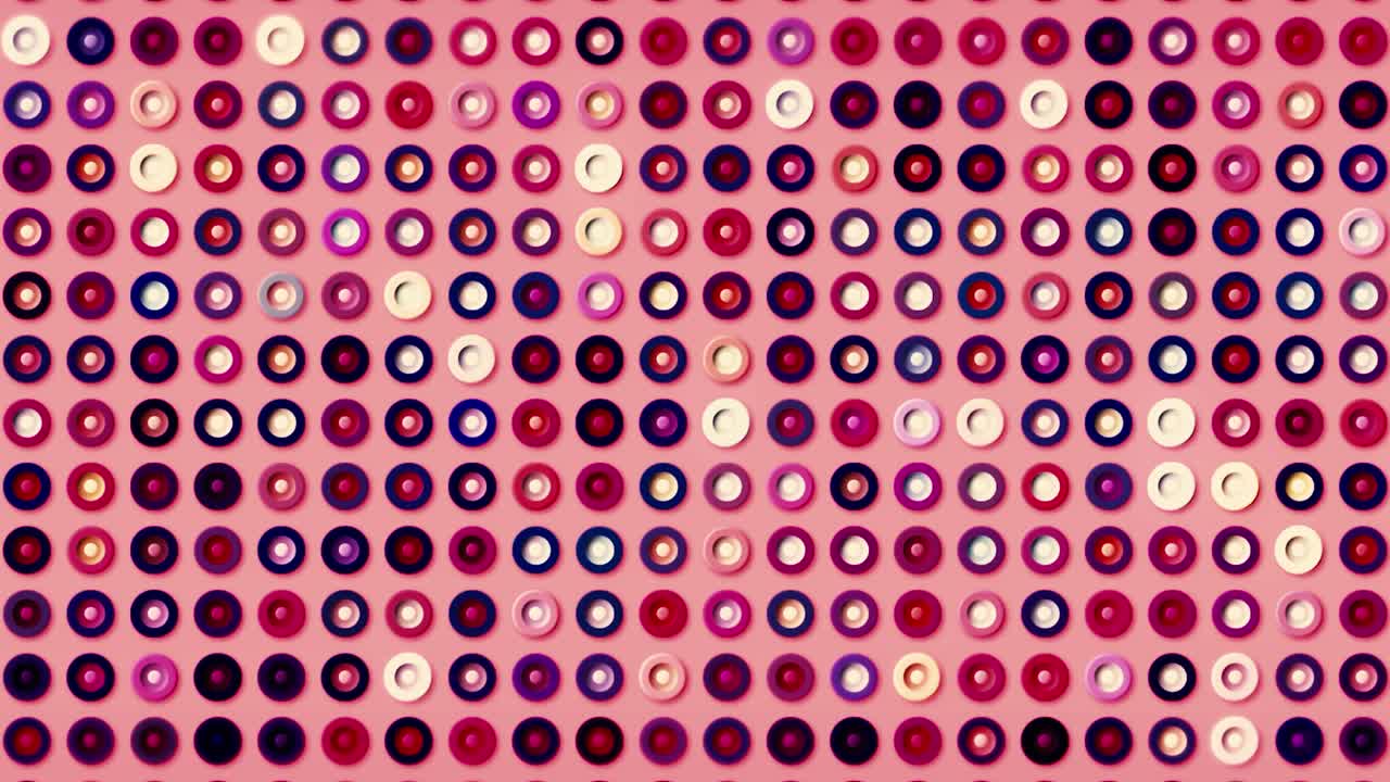Colorful Abstract Pattern of Circles