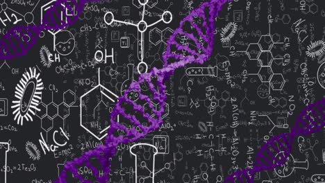 Animation-of-dna-strand-over-data-processing