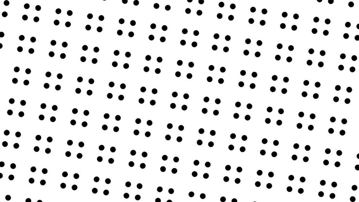 Graphic pattern in black and white with stroboscopic and hypnotic effect, while rotating clockwise and increasing in size.