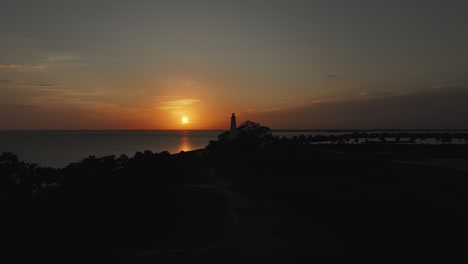 Sonnenuntergang-Blick-Auf-St.-Marks-Leuchtturm