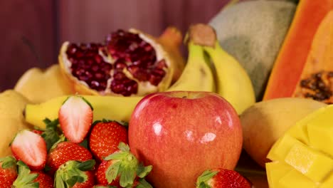 a vibrant assortment of fresh fruits