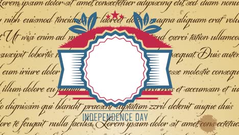 Animation-of-independence-day-text-over-constitution