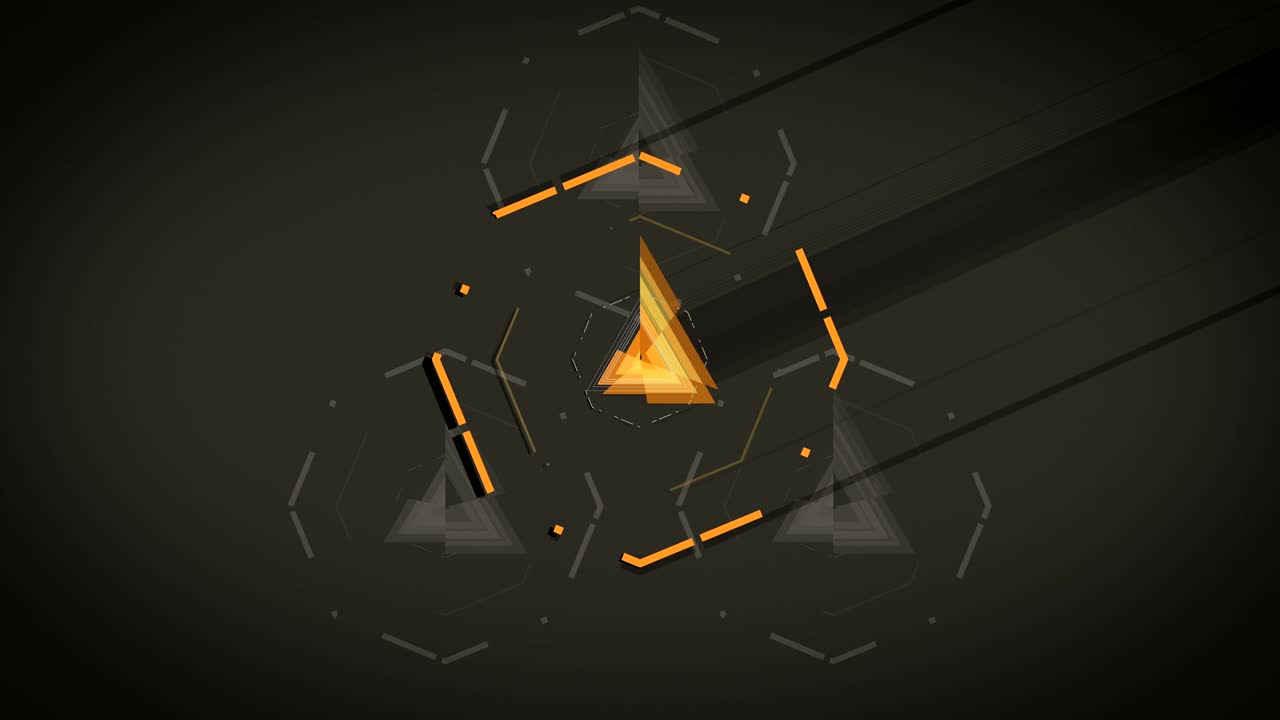 color spinning vector abstract geometric banner. estilo retro. bucle. versión sin carga de texto. echa un vistazo a mis otras animaciones de carga.