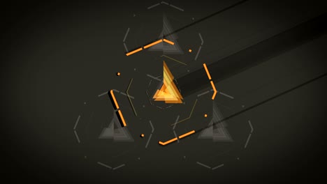 color spinning vector abstract geometric banner. stile retro. loop. versione senza caricamento di testo. controlla le mie altre animazioni di caricamento.