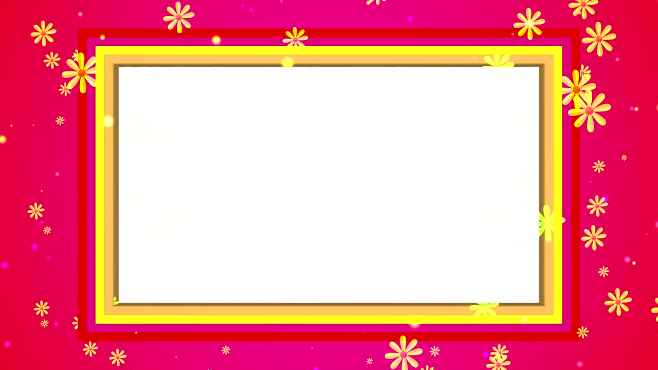 뒷꽃 프레임 모션 배경