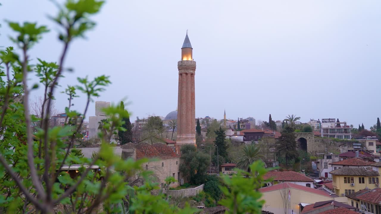 Kaleiçi is the historic city center of Antalya, Turkey. Yivli Minaret Mosque / Yivliminare Cami