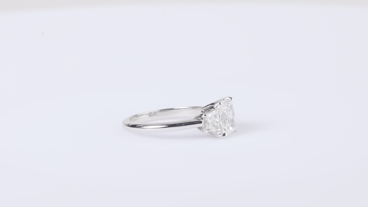 A sparkling diamond ring displayed on a clean white background, ideal for jewelry, luxury, product, and commercial visuals