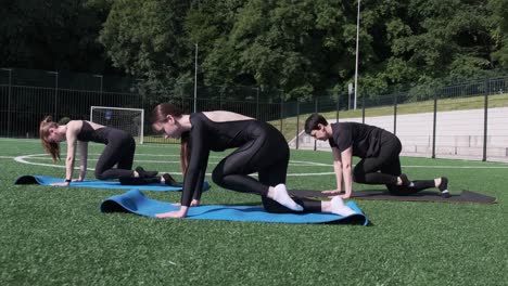 experience an energetic workout session in a modern and inspiring gym environment dedicated individuals focused on engaging in intense exercise displaying their fitness and unwavering commitment