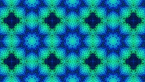 3d en bucle abstracto ornamentado fondo decorativo. hipnótico caleidoscopio de moda.