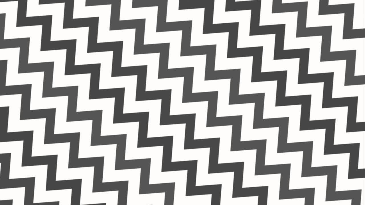 introducción de movimiento geométrico en blanco y negro zig zag fondo abstracto