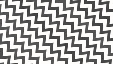 introducción de movimiento geométrico en blanco y negro zig zag fondo abstracto