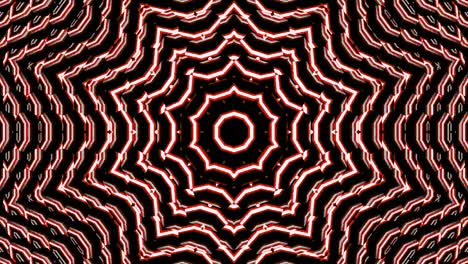 Beautiful video Lines of abstract backgrounds in multicolor textures. With red color reflection.