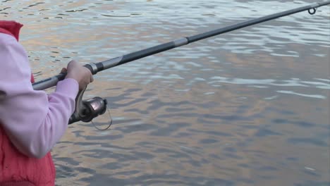 Stock-Footage-Fishing--Woman