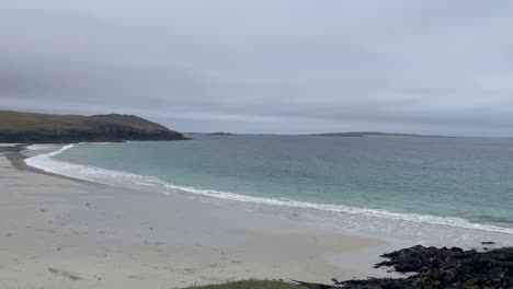 moody beach at the south of the isle of harris, scotland