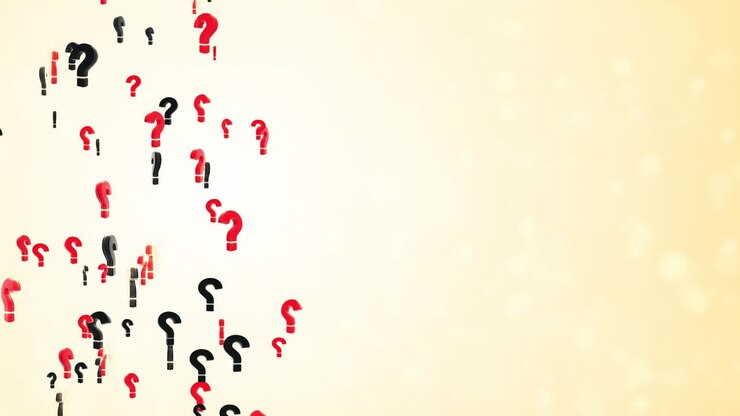 Falling Question Marks