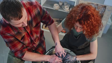 pottery class: learning the art of shaping clay