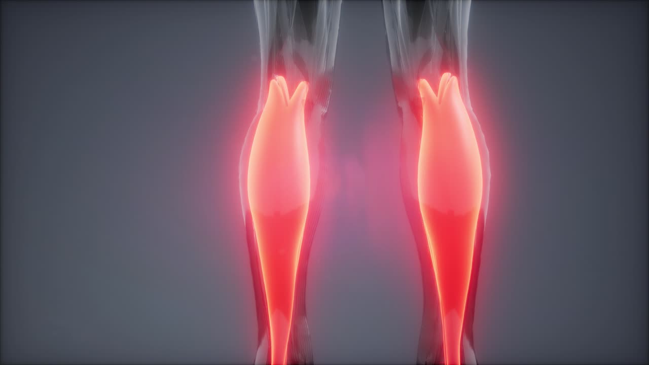 gastrocnemius- 눈에 보이는 근육 해부학 지도