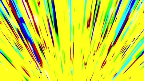 vigas abstractas en amarillo