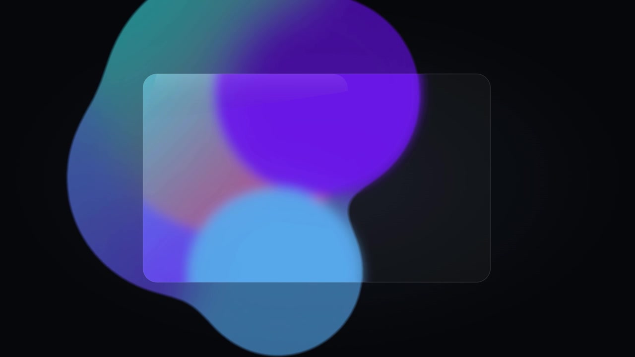 Abstract Motion Background with Frosted Glass Overlay