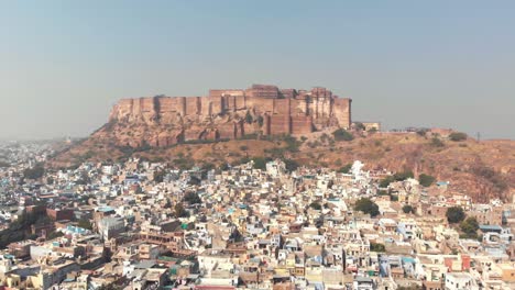 mehrangarh fort in jodhpur, rajasthan, india