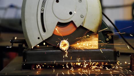 welder working at work shop