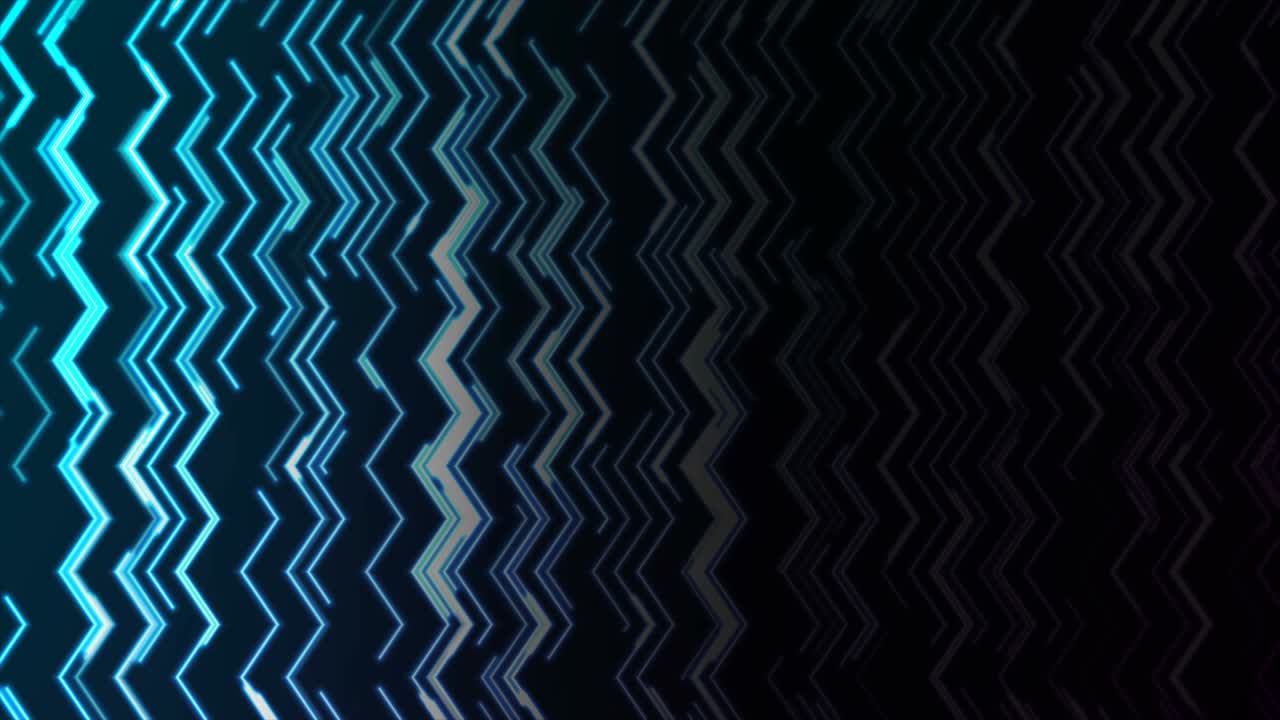 Futuristic technology motion background with neon lines