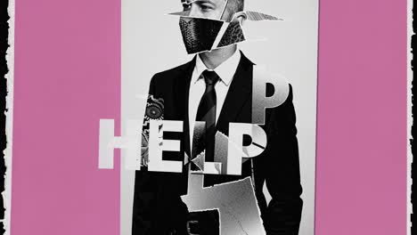 help - collage portrait