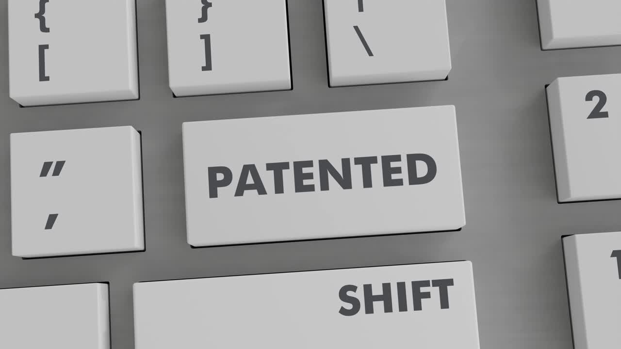 PATENTED BUTTON PRESSING ON KEYBOARD
