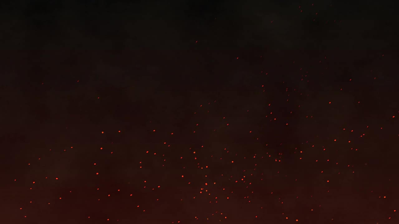 Burning red flying sparks fire in the night. abstract background fire wing.