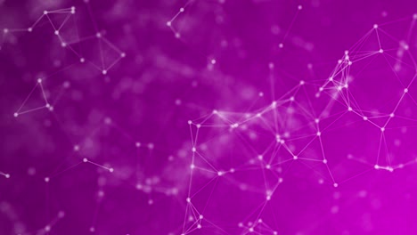 4k abstract futuristic data connections background - comunicación de los puntos entre sí - concepto de tecnología - abstract geometric triangles background - abstract web background - digital abstract background connections with copy space - pink