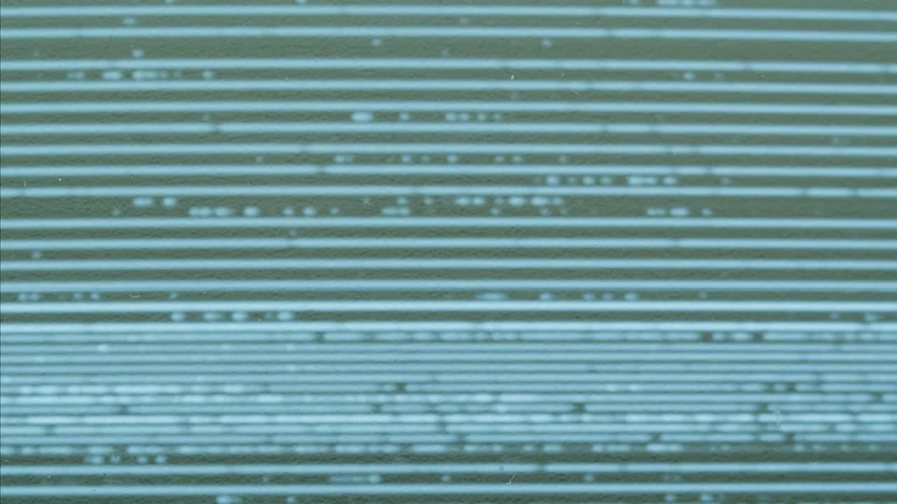 Retro Style TV Set with Green Screen chroma key background, vintage 60s analog television with grain and noise.