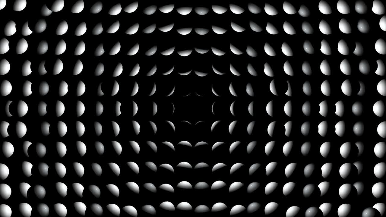 Fundo abstrato com esferas. Renderização 3D