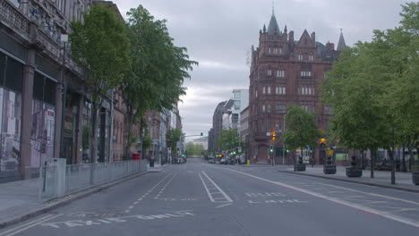 belfast city in covid lockdown, may 2020