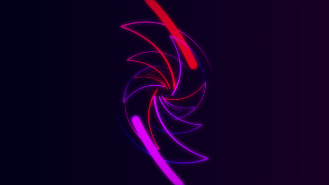 fondo de movimiento de neón bucle sin costuras