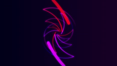 fondo de movimiento de neón bucle sin costuras