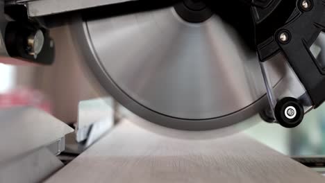 Miter Saw Cutting Wood