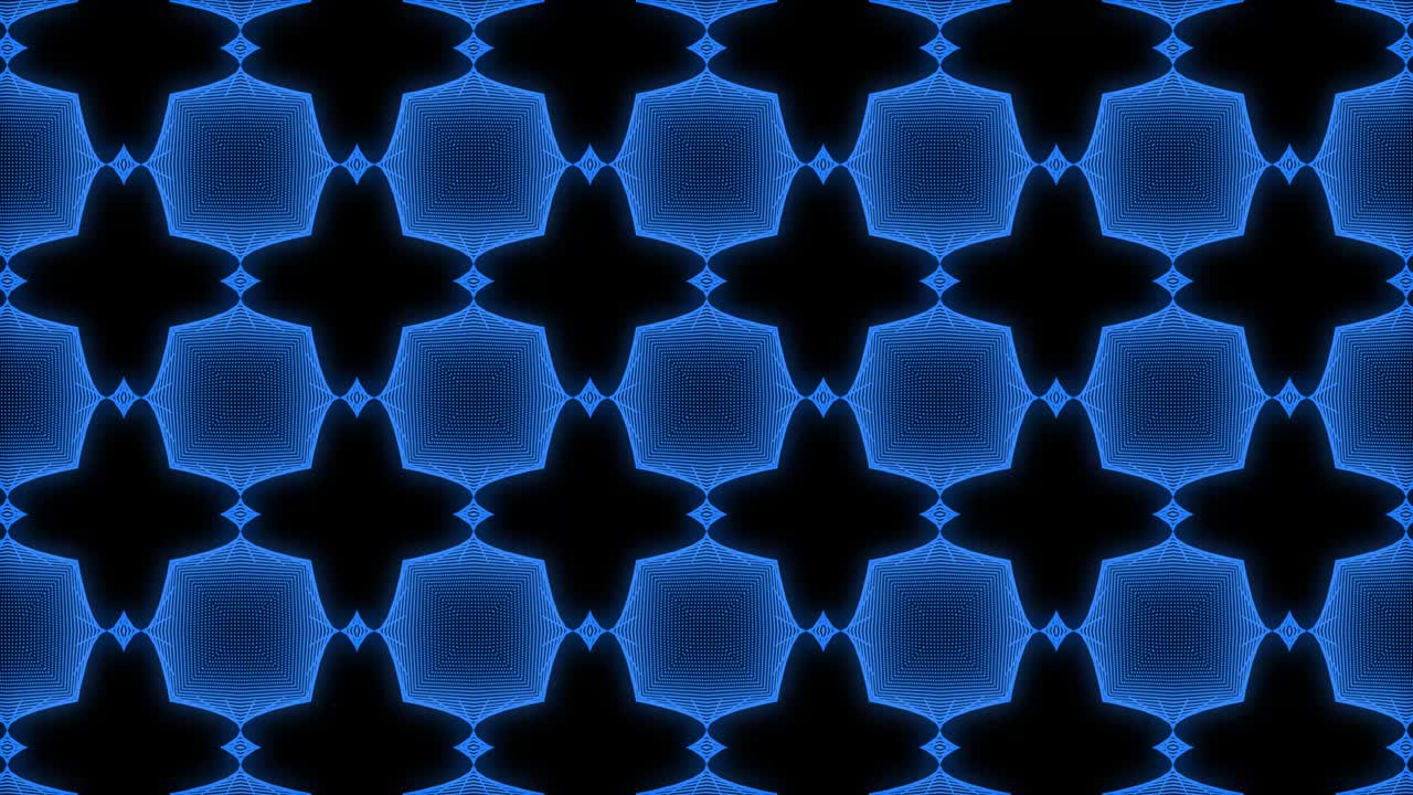 Blue color Pattern gothic design animation motion graphics