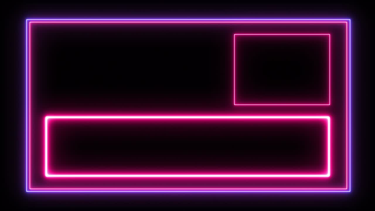 네온 반이는 색이 움직이는 무결한 예술 배경 추상적인 모션 스크린 4k