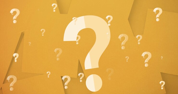 Animation of question marks over memo notes