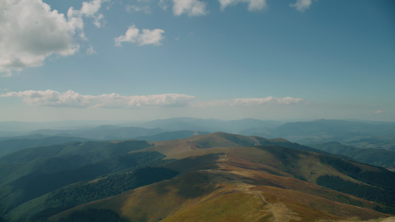 paisaje de montaña desde arriba
