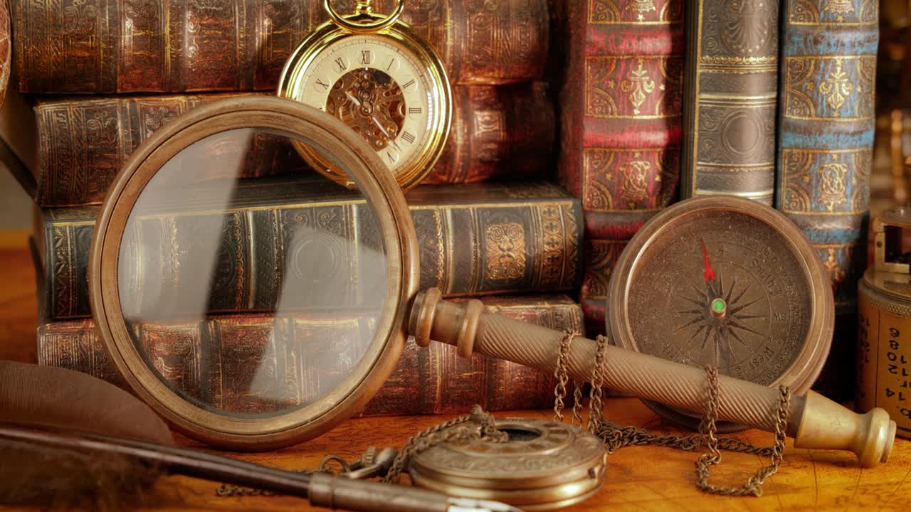 1565년의 오래된 지도에 그려진 빈티지 고정물입니다.