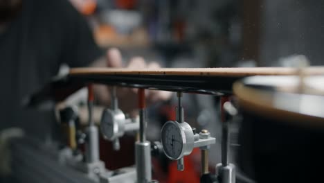 guitar construction and measurement process