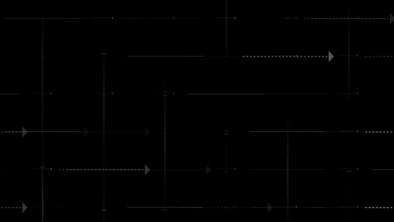 Abstract Animation of Moving Lines and Arrows on a Grid