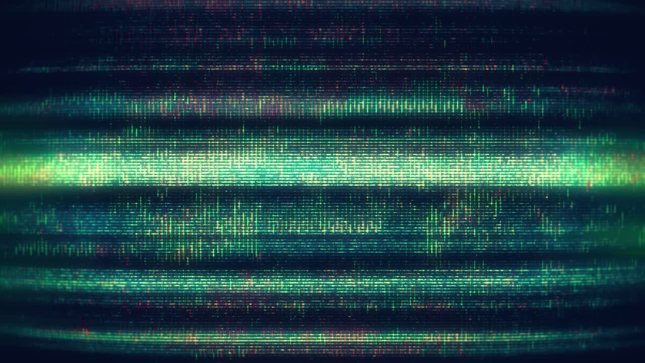 Digital Glitch and Static Noise Background