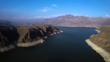 drone footage from band-e-naghlu dam located in the surobi district of kabul, afghanistan.? april ?29, ?2022