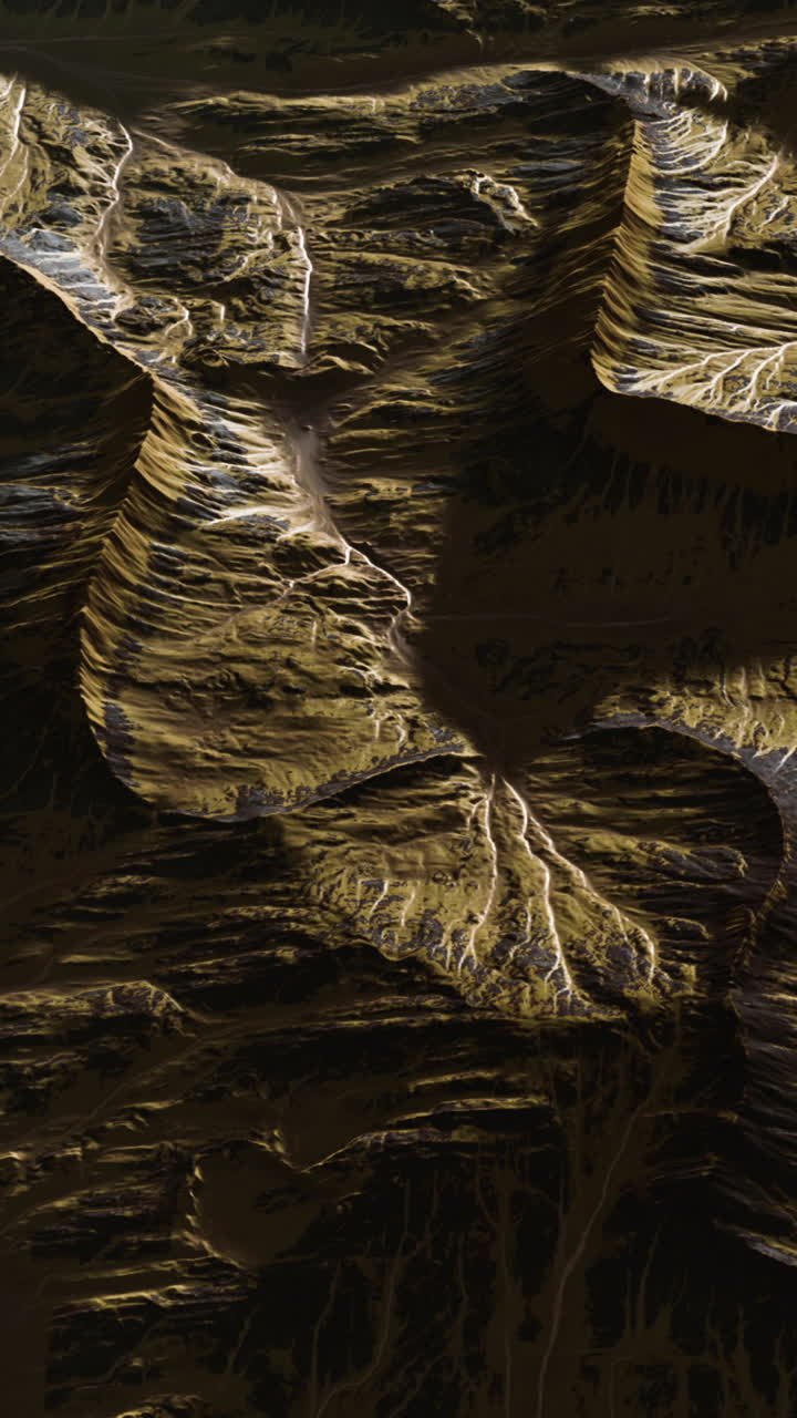 vista aérea de las majestuosas montañas