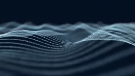 pulsating waves of light ripple across a dark background, showcasing intricate patterns. the rhythmic motion captivates viewers, blending technology and art seamlessly.