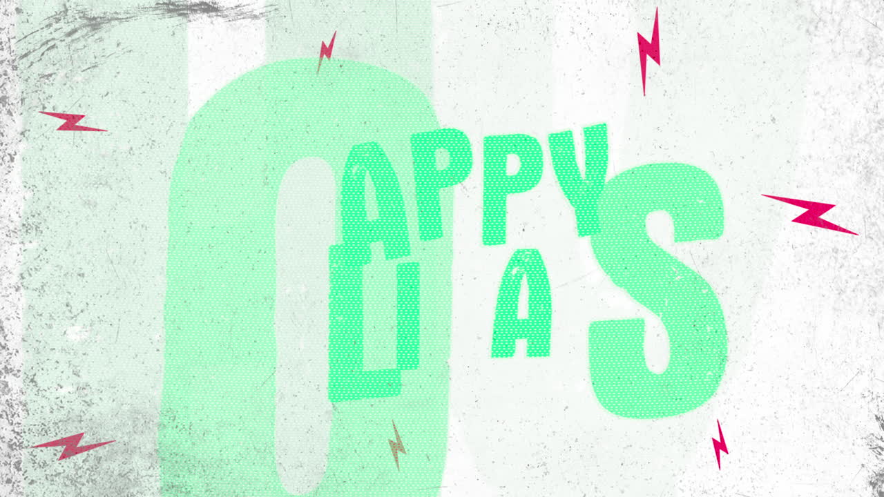 흰색 그런지 질감에 천둥번개가 치는 즐거운 휴일 보내세요